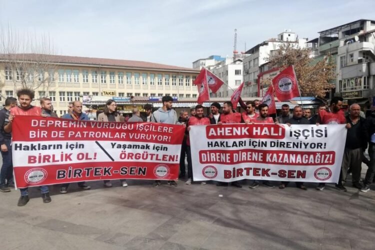 Deprem illerinde işçiler ve patronlar